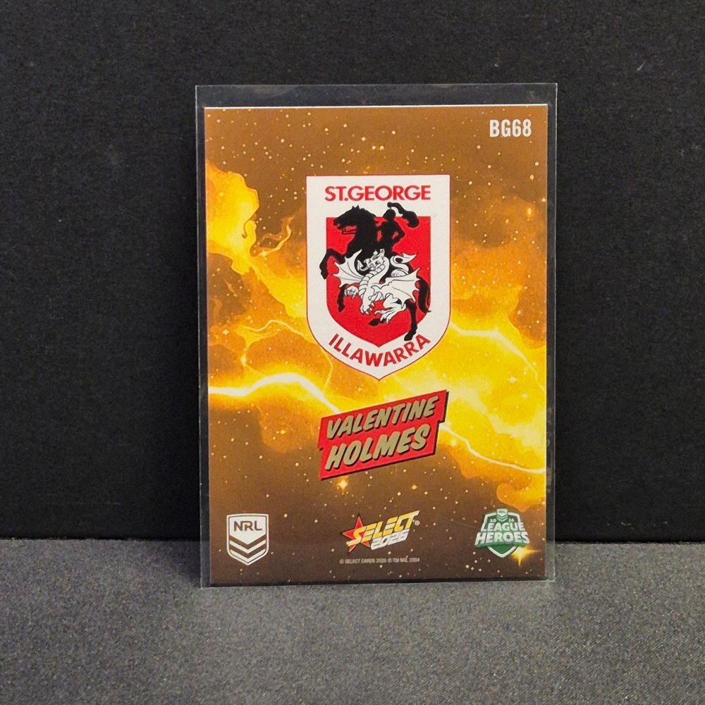 2026 NRL League Heroes - Bang Gold - BG68 - Valentine Holmes