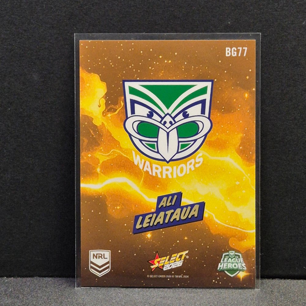 2026 NRL League Heroes - Bang Gold - BG77 - Ali Leiataua