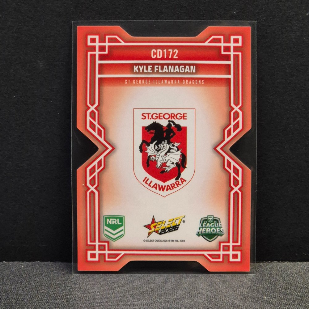 2026 NRL League Heroes - Colours Diecut - CD172 - Kyle Flanagan