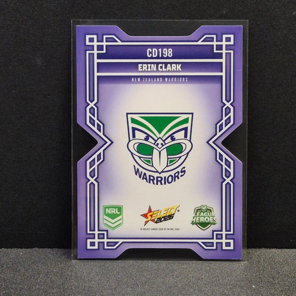 2026 NRL League Heroes - Colours Diecut - CD198 - Erin Clark