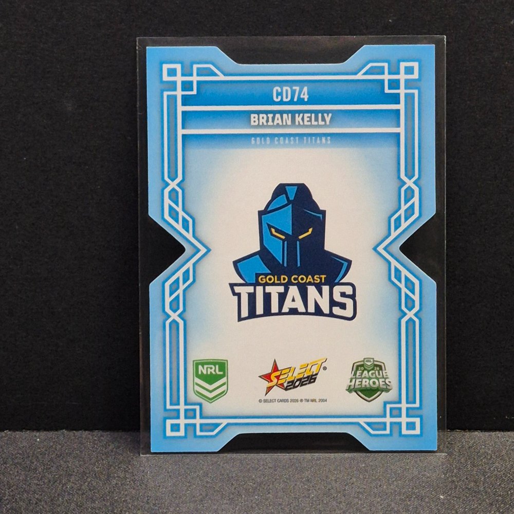 2026 NRL League Heroes - Colours Diecut - CD74 - Brian Kelly