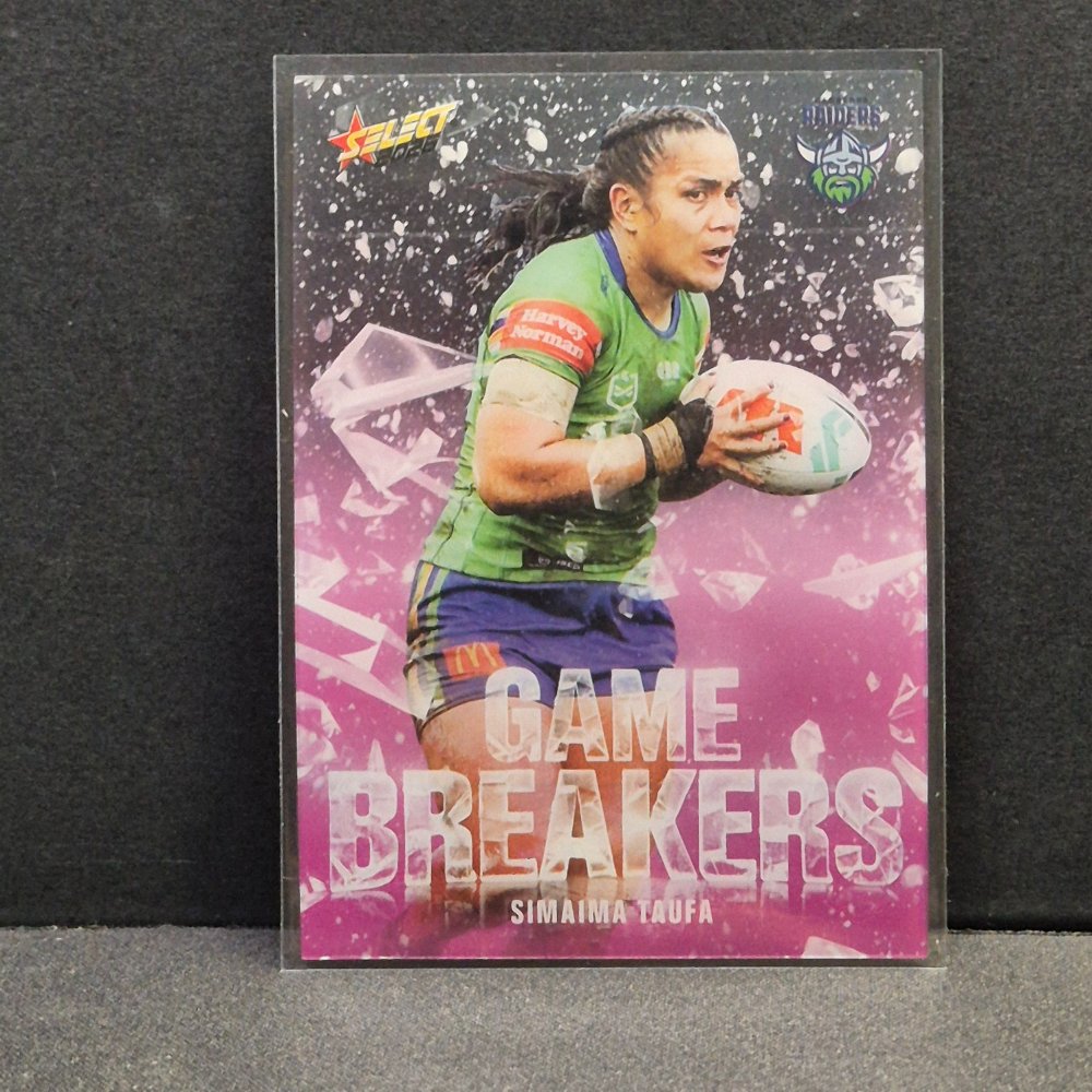 2026 NRL League Heroes - Game Breakers - Pink - GBP70 - Simaima Taufa
