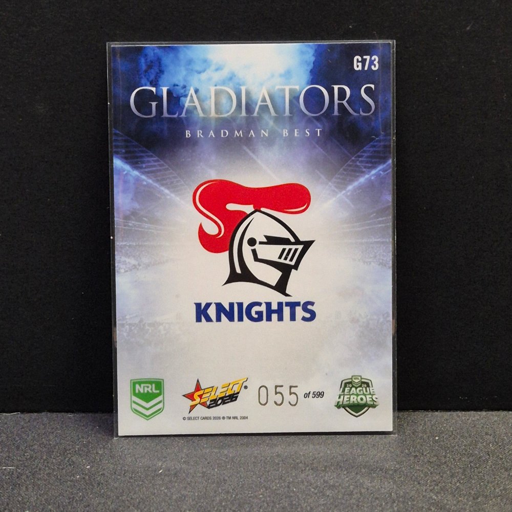 2026 NRL League Heroes - Gladiators - G73 - Bradman Best