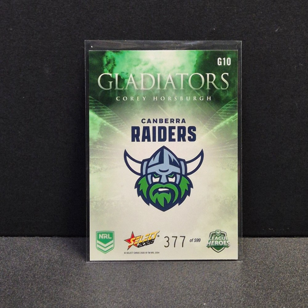 2026 NRL League Heroes - Gladiators - G10 - Corey Horsburgh