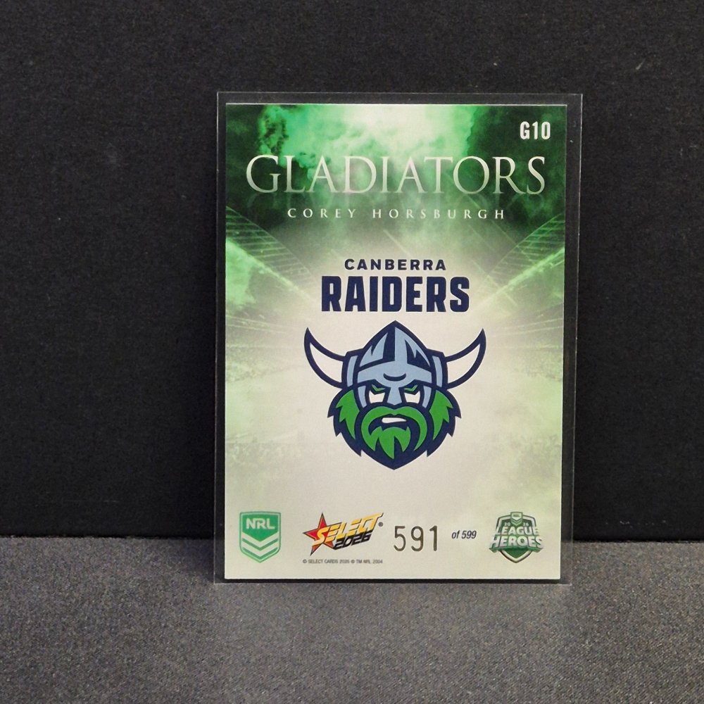 2026 NRL League Heroes - Gladiators - G10 - Corey Horsburgh