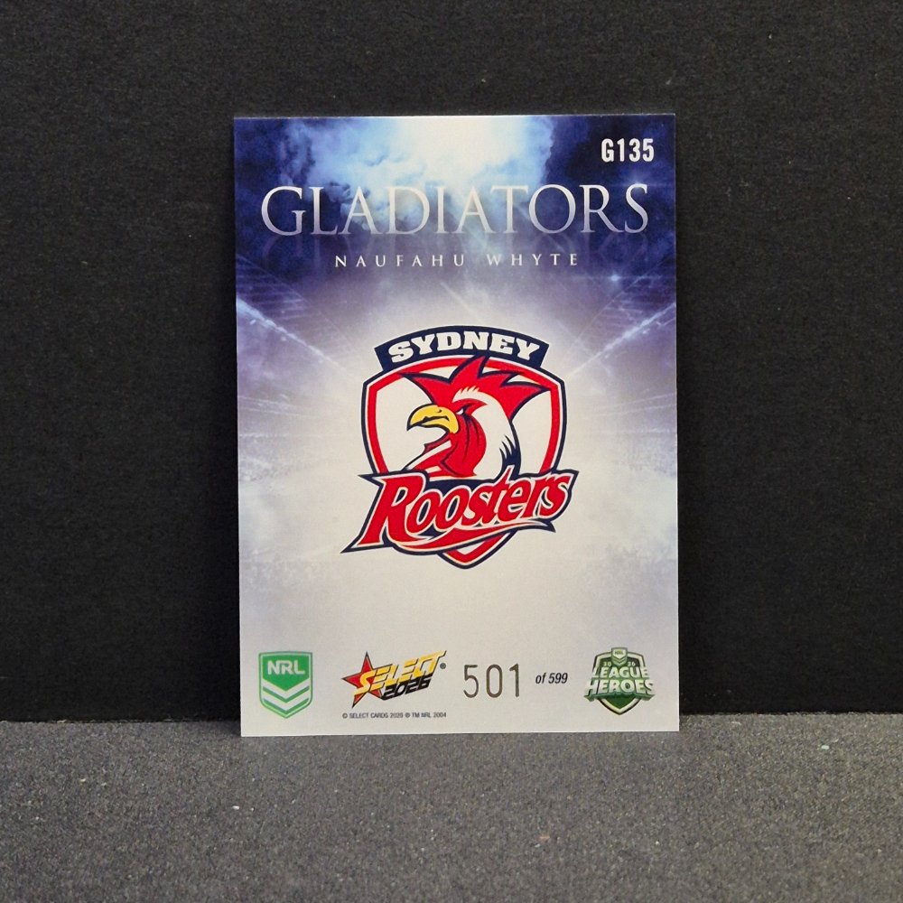 2026 NRL League Heroes - Gladiators - G135 - Naufahu Whyte