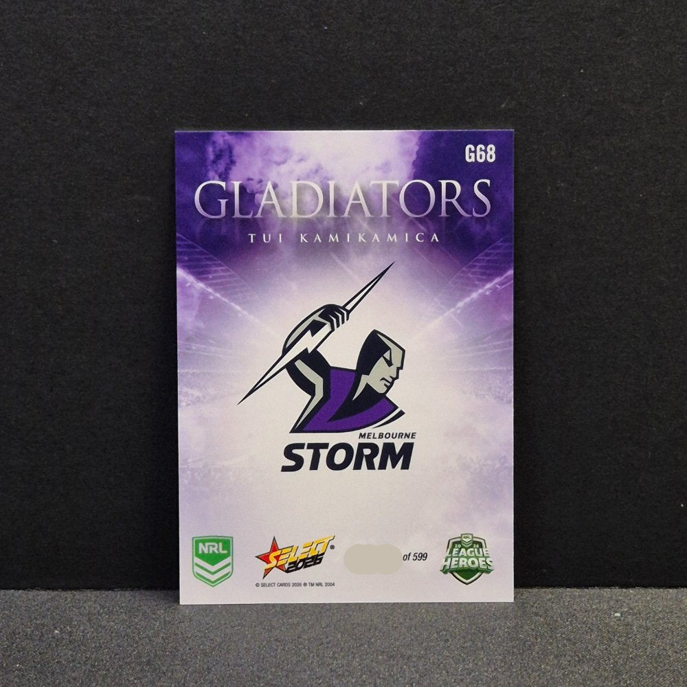 2026 NRL League Heroes - Gladiators - G68 - Tui Kamikamica