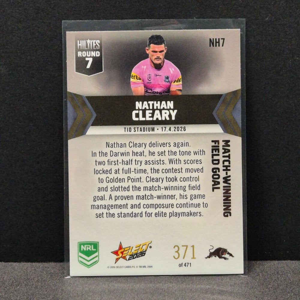 2026 NRL League Heroes - Hilites - Round 7 - NH7 - Nathan Cleary