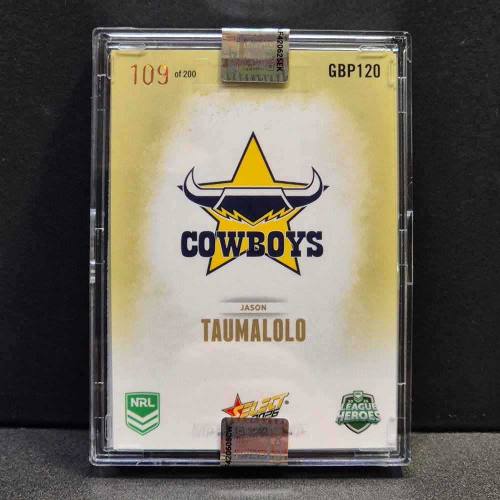2026 NRL League Heroes - Instant Win Gold Set - GBP109-120 - North Queensland Cowboys