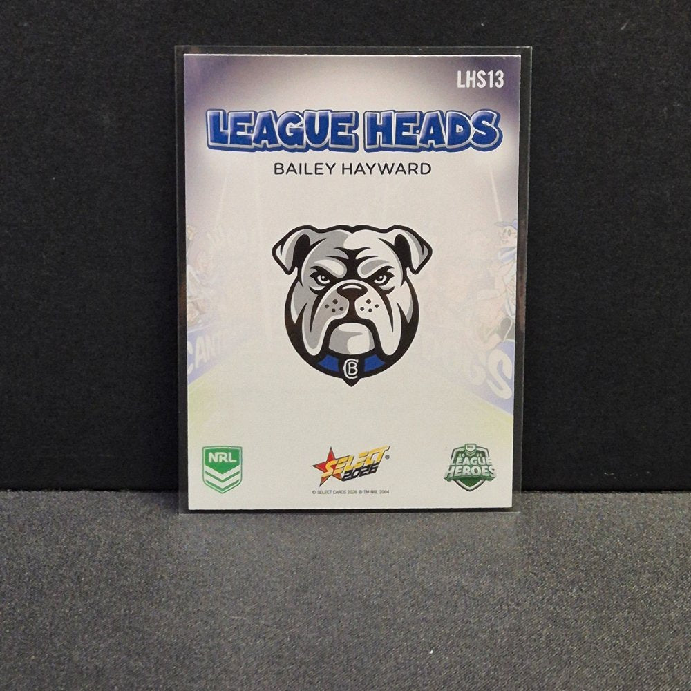 2026 NRL League Heroes - League Heads - Stars - LHS13 - Bailey Hayward