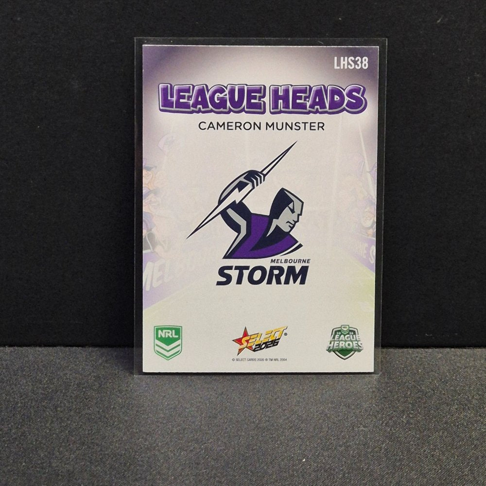 2026 NRL League Heroes - League Heads - Stars - LHS38 - Cameron Munster