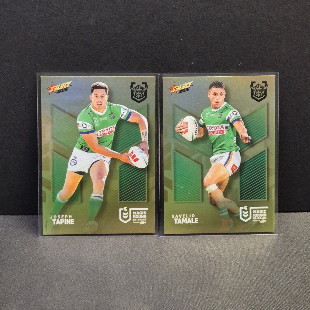 2026 NRL Magic Round Cards - Limited Edition  - Gold Team Players - Canberra