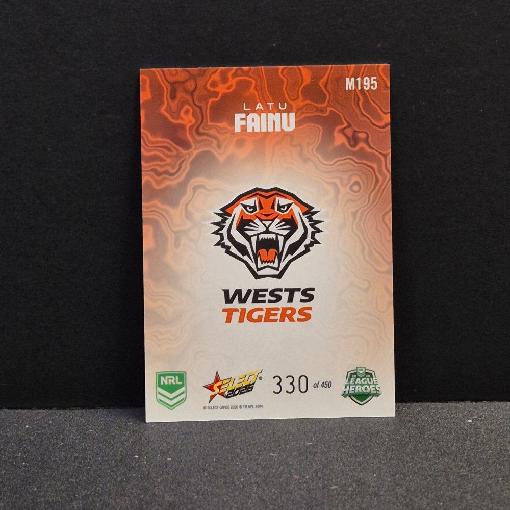 2026 NRL League Heroes - Mercury - M195 - Latu Fainu