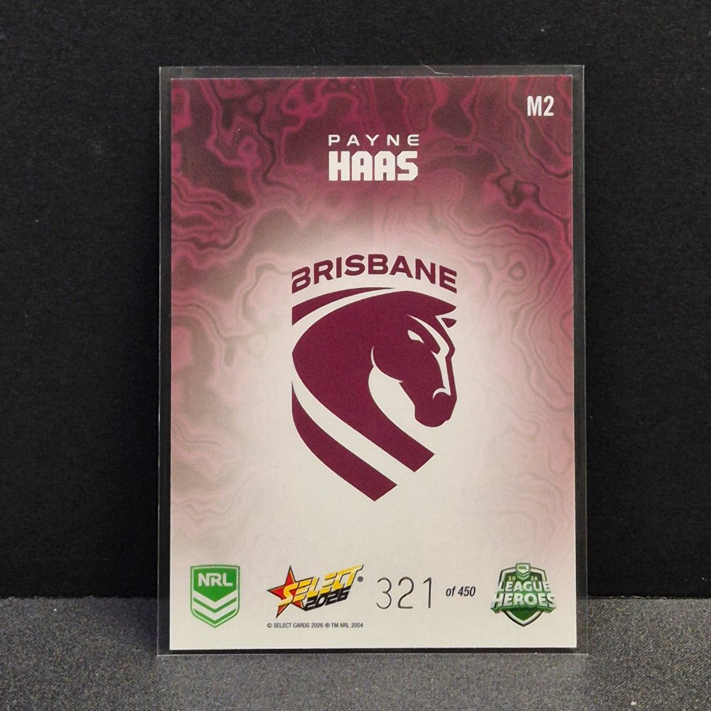 2026 NRL League Heroes - Mercury - M2 - Payne Haas