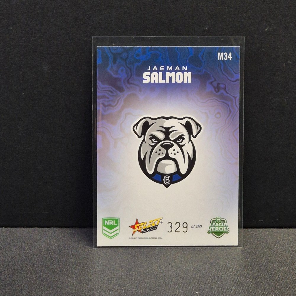 2026 NRL League Heroes - Mercury - M34 - Jaeman Salmon