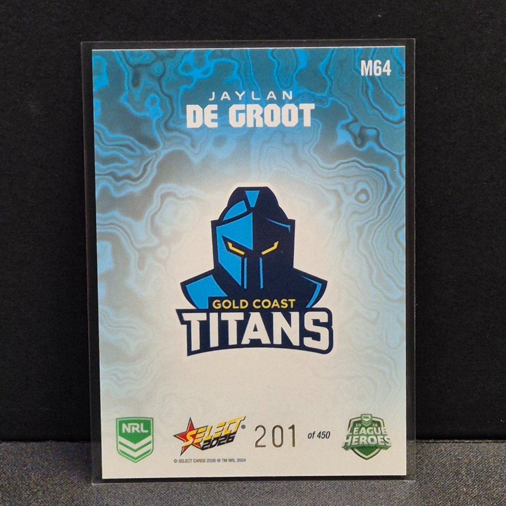 2026 NRL League Heroes - Mercury - M64 - Jaylan De Groot