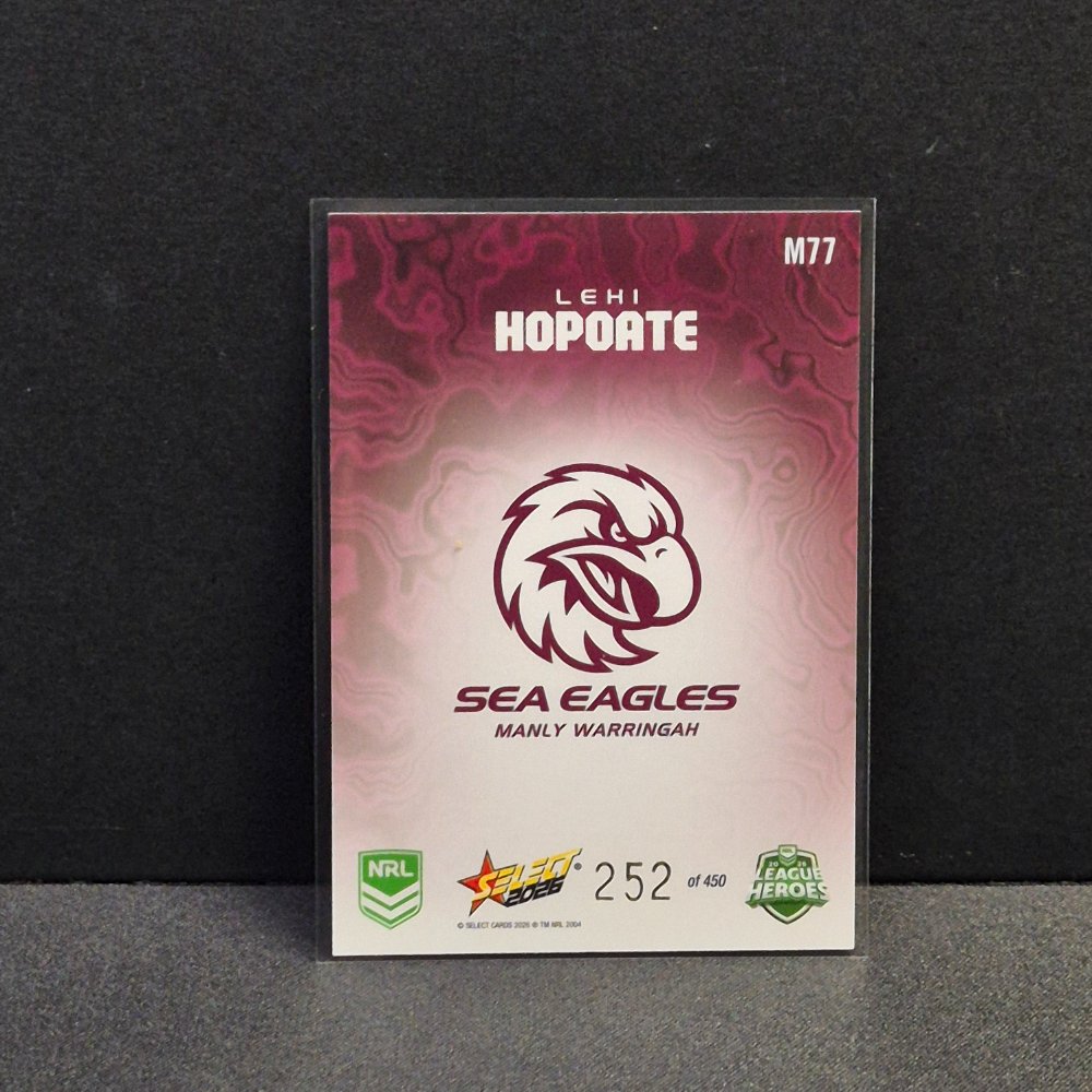 2026 NRL League Heroes - Mercury - M77 - Lehi Hopoate