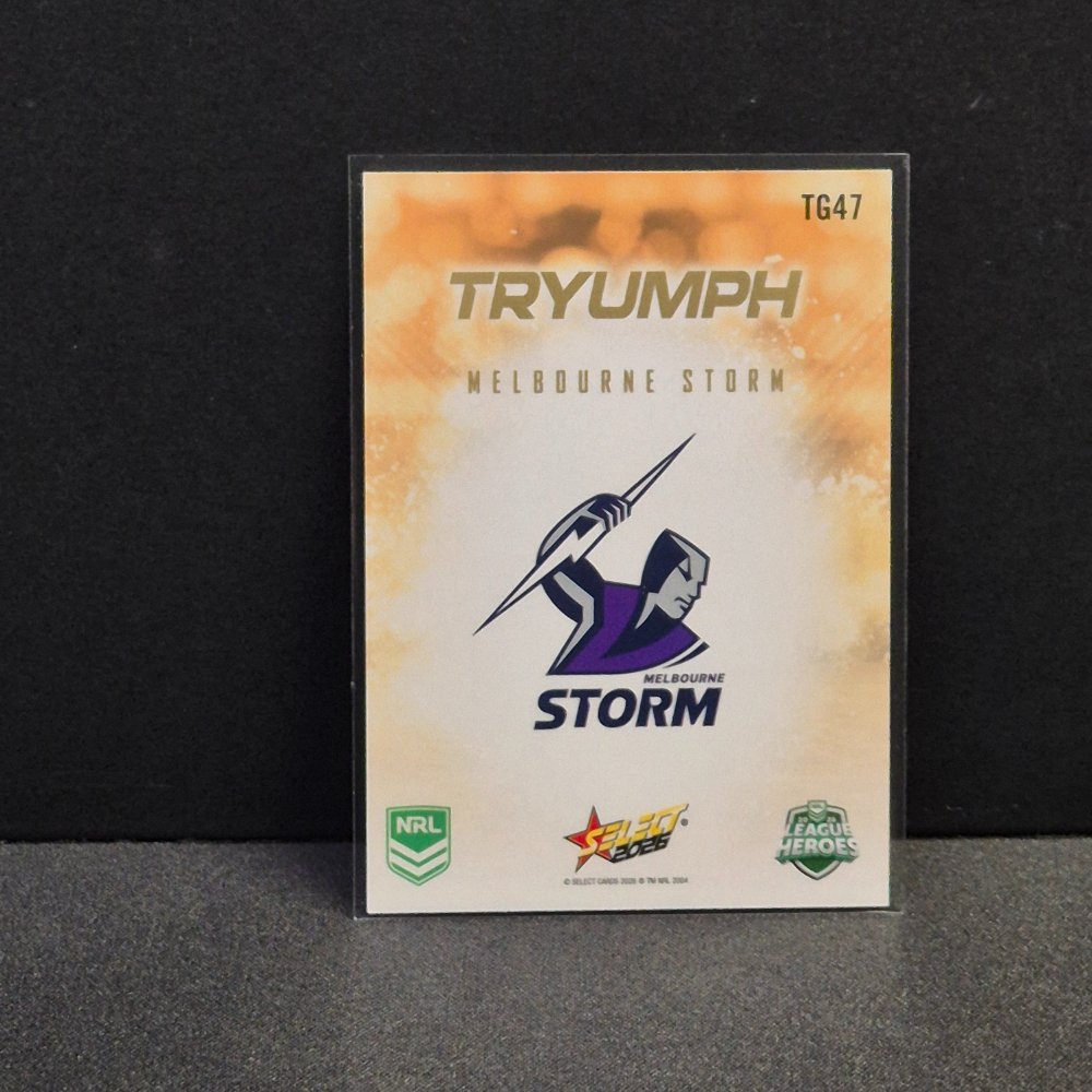2026 NRL League Heroes - Tryumph - Gold - TG47 - Melbourne Storm
