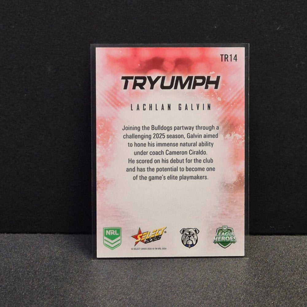 2026 NRL League Heroes - Tryumph - Red - TR14 - Lachlan Galvin