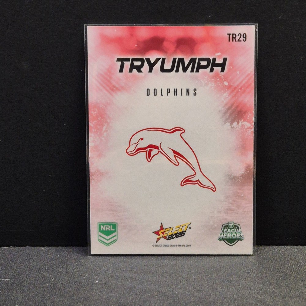 2026 NRL League Heroes - Tryumph - Red - TR29 - Dolphins