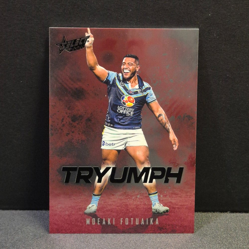 2026 NRL League Heroes - Tryumph - Red - TR33 - Moeaki Fotuaika