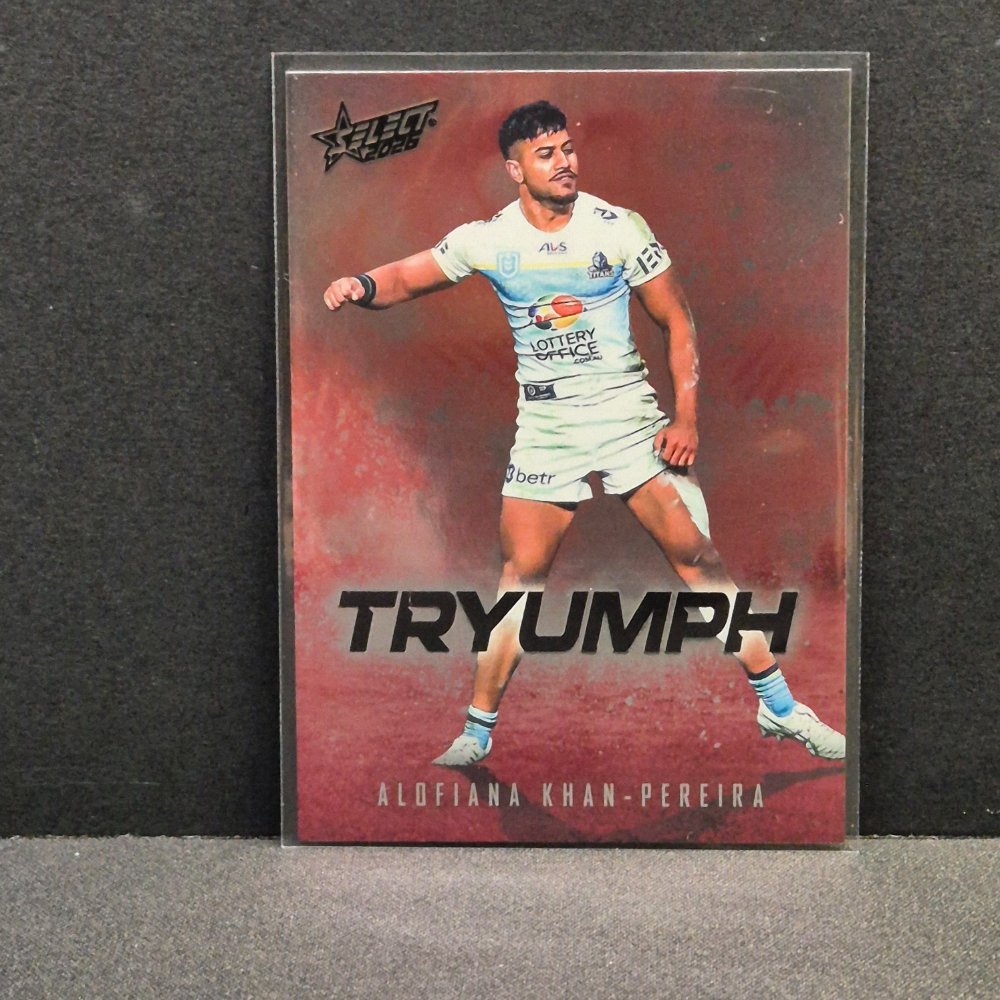 2026 NRL League Heroes - Tryumph - Red - TR34 - Alofiana Khan-Pereira