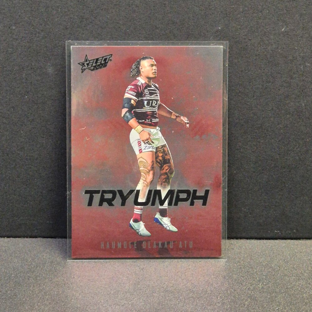 2026 NRL League Heroes - Tryumph - Red - TR38 - Haumole Olakau'atu