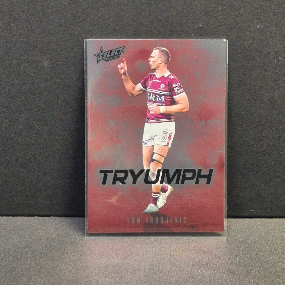 2026 NRL League Heroes - Tryumph - Red - TR40 - Tom Trbojevic