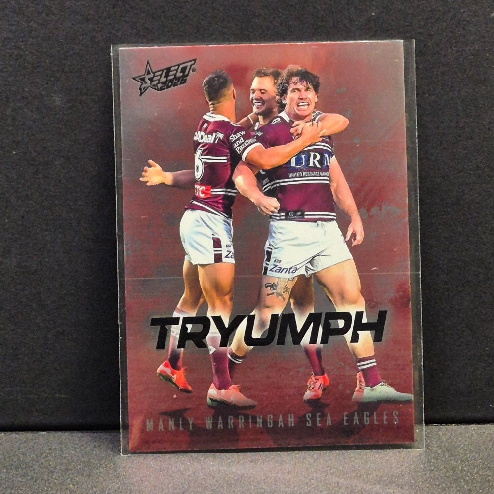2026 NRL League Heroes - Tryumph - Red - TR41 - Manly Warringah Sea Eagles