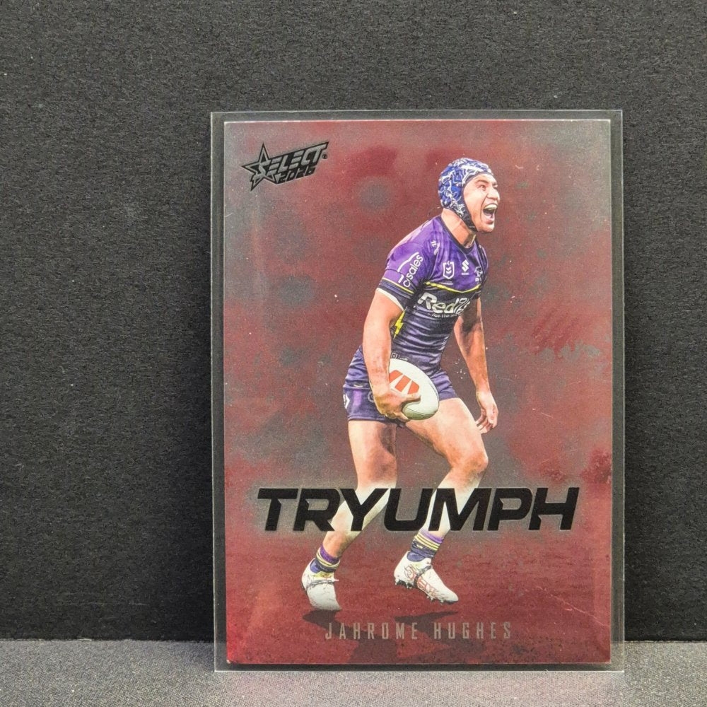 2026 NRL League Heroes - Tryumph - Red - TR44 - Jahrome Hughes