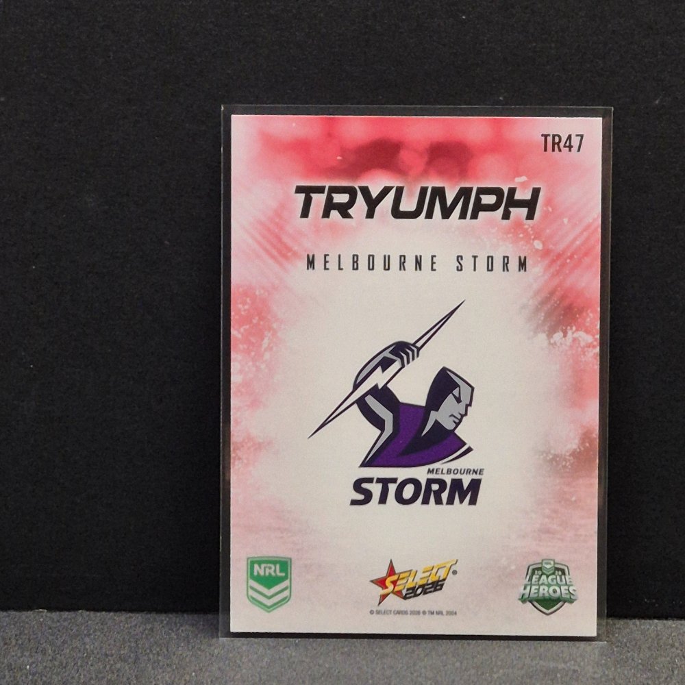 2026 NRL League Heroes - Tryumph - Red - TR47 - Melbourne Storm