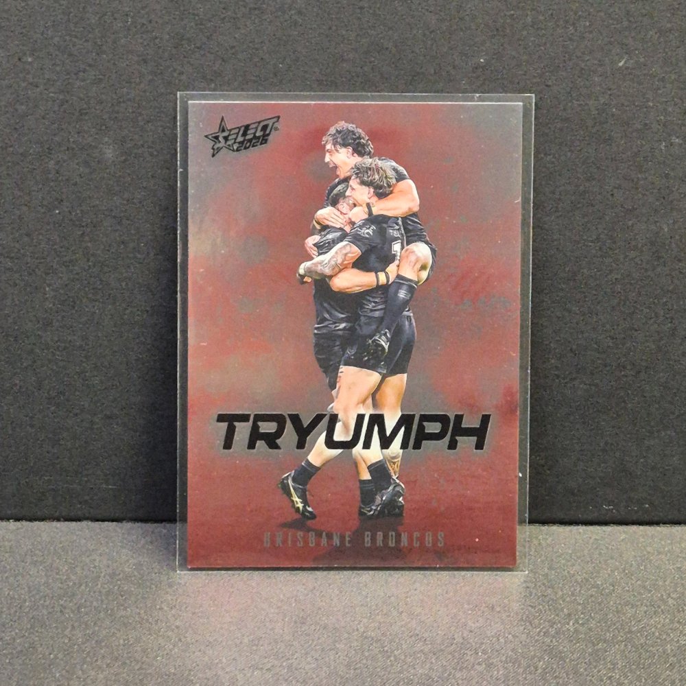 2026 NRL League Heroes - Tryumph - Red - TR5 - Brisbane Broncos