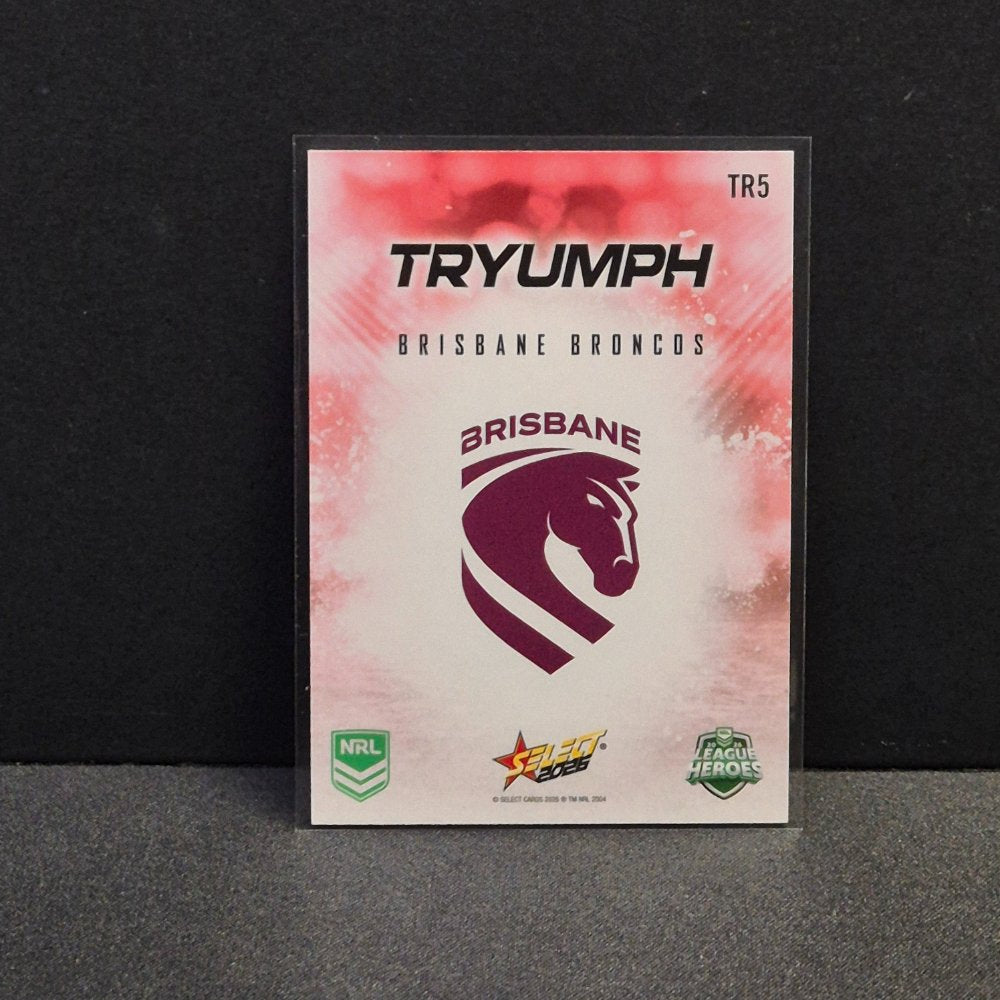 2026 NRL League Heroes - Tryumph - Red - TR5 - Brisbane Broncos