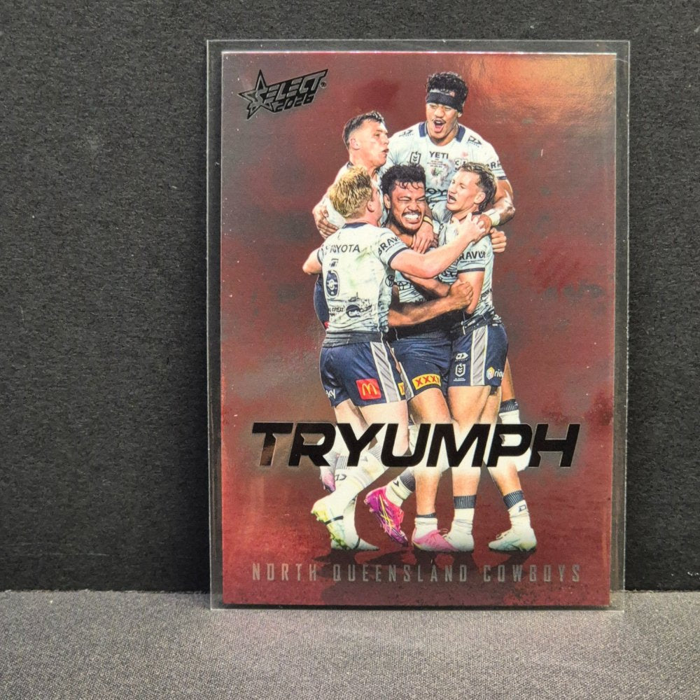 2026 NRL League Heroes - Tryumph - Red - TR60 - North Queensland Cowboys