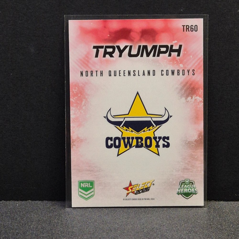 2026 NRL League Heroes - Tryumph - Red - TR60 - North Queensland Cowboys