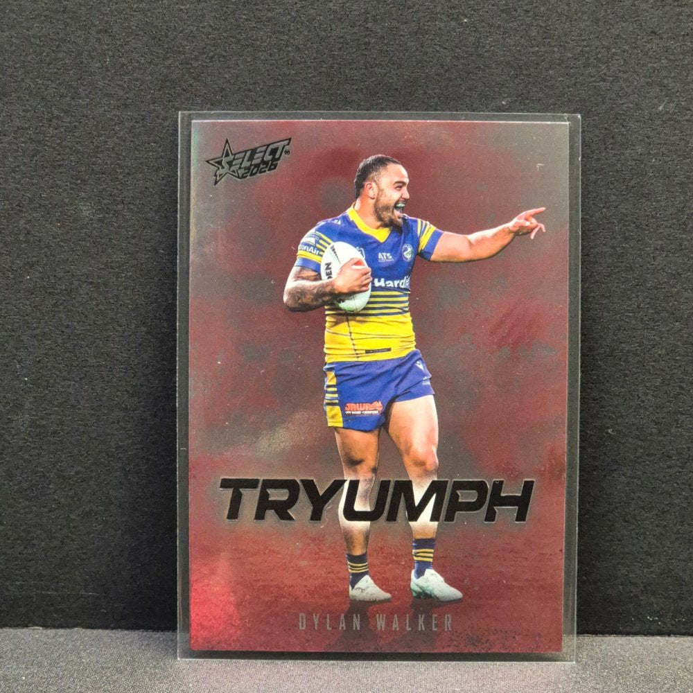 2026 NRL League Heroes - Tryumph - Red - TR64 - Dylan Walker