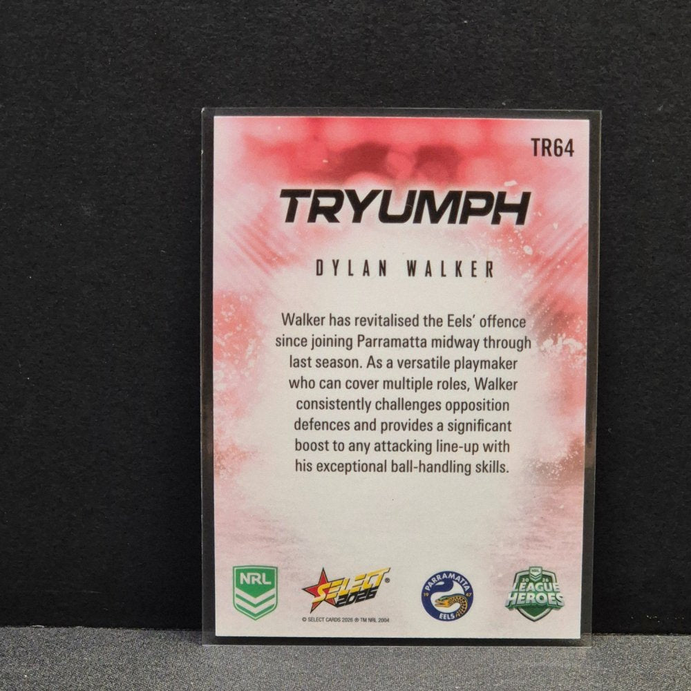 2026 NRL League Heroes - Tryumph - Red - TR64 - Dylan Walker