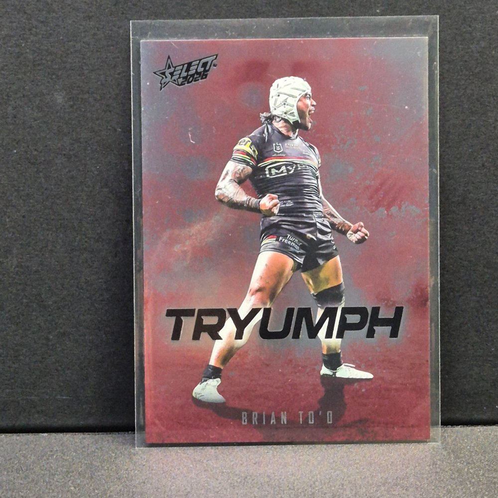 2026 NRL League Heroes - Tryumph - Red - TR70 - Brian To'o