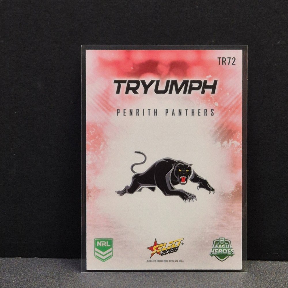 2026 NRL League Heroes - Tryumph - Red - TR72 - Penrith Panthers