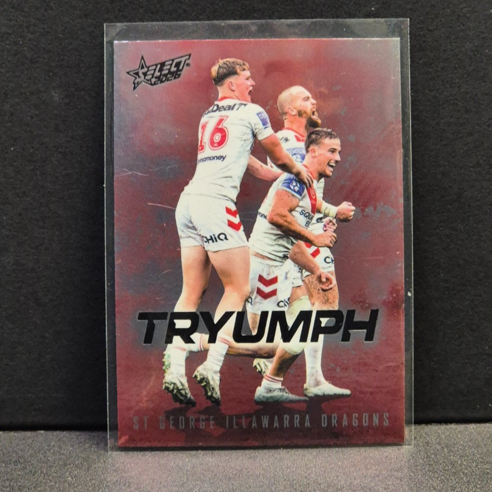 2026 NRL League Heroes - Tryumph - Red - TR83 - St George Illawarra Dragons