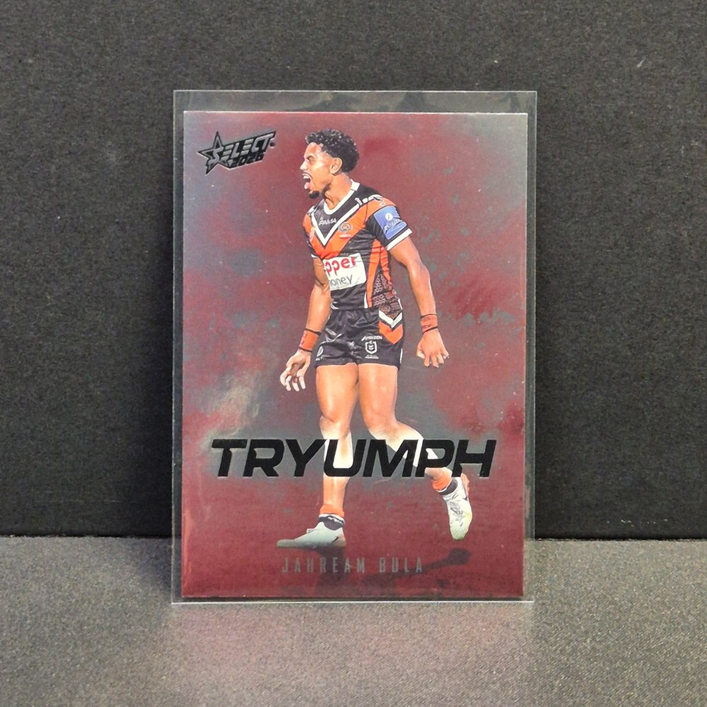 2026 NRL League Heroes - Tryumph - Red - TR97 - Jahream Bula