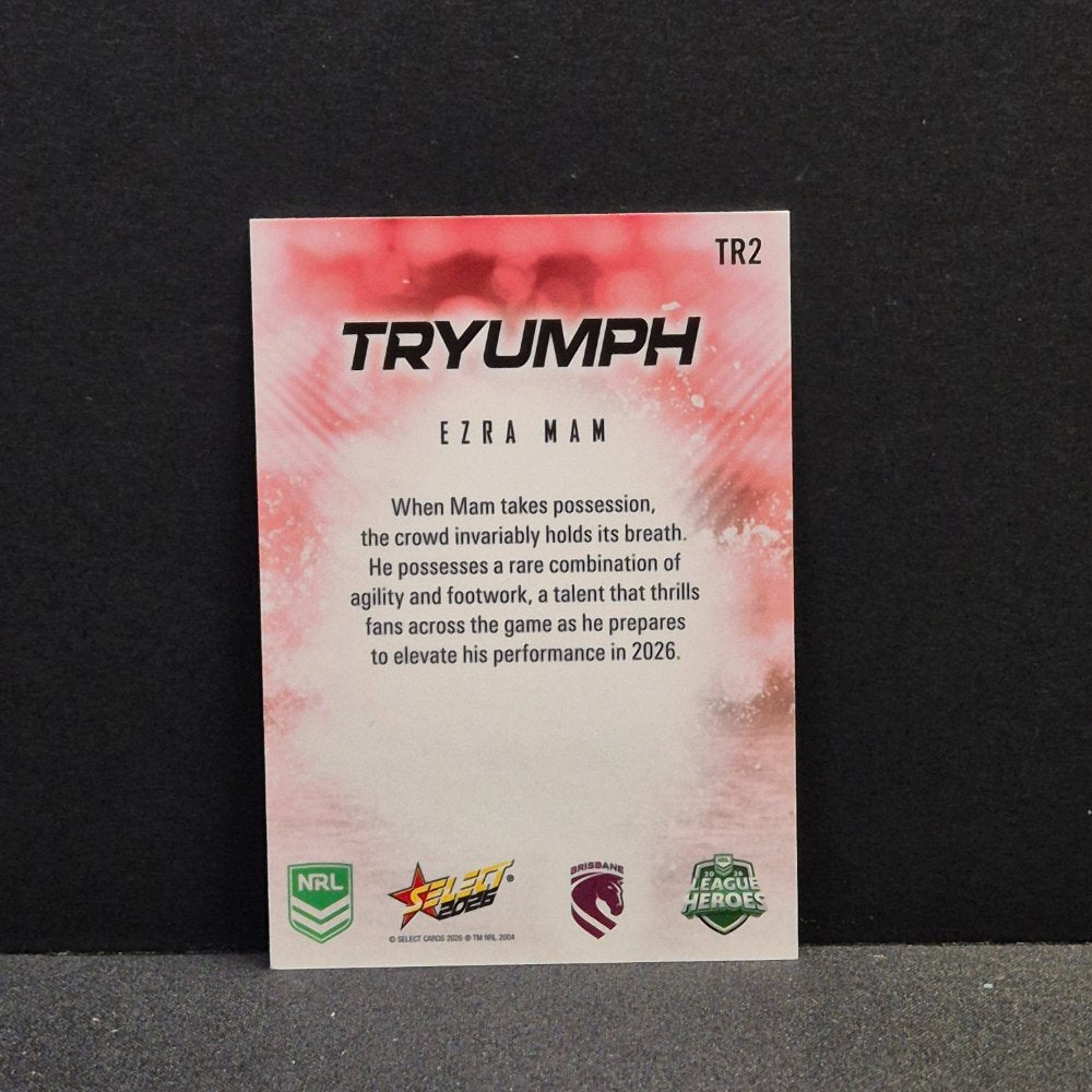 2026 NRL League Heroes - Tryumph - Red - TR2 - Ezra Mam