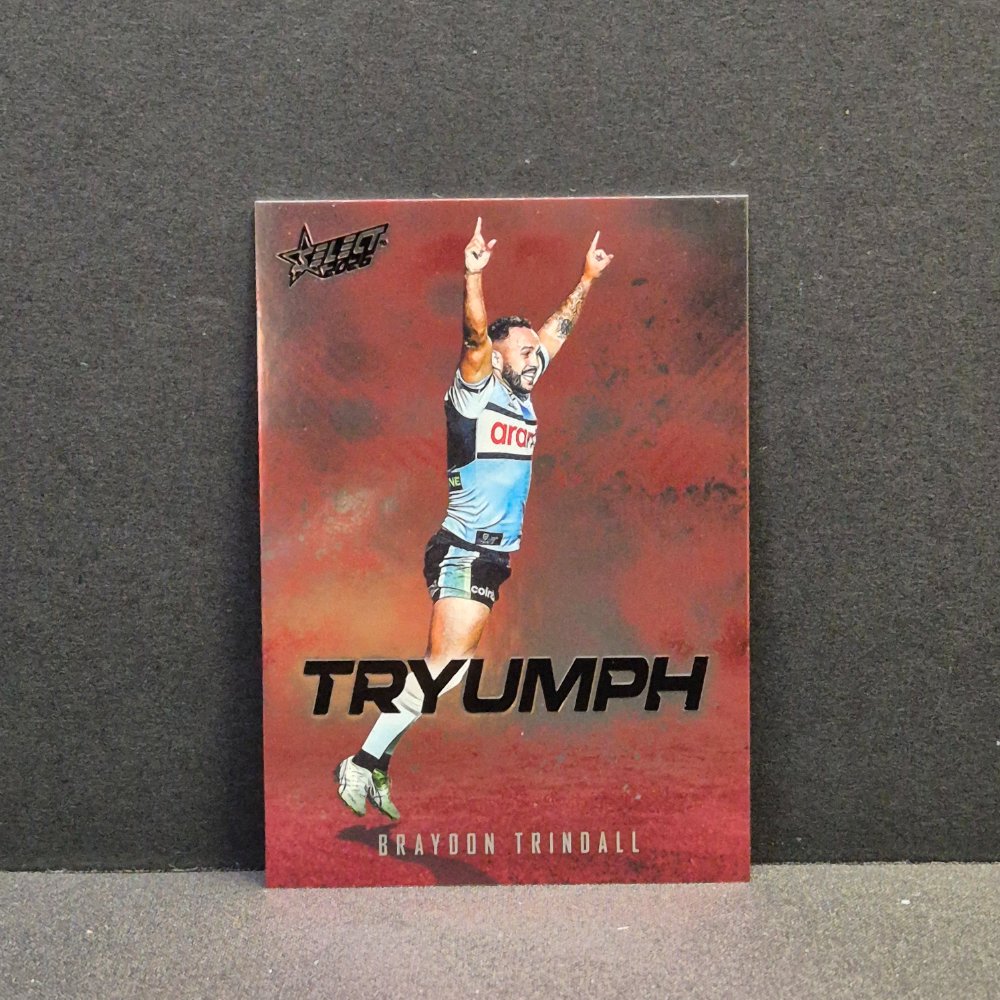 2026 NRL League Heroes - Tryumph - Red - TR22 - Braydon Trindall