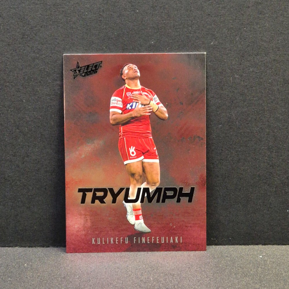 2026 NRL League Heroes - Tryumph - Red - TR26 - Kulikefu Finefeuiaki
