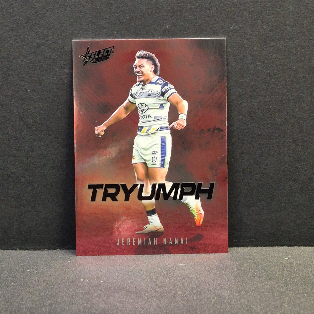 2026 NRL League Heroes - Tryumph - Red - TR57 - Jeremiah Nanai