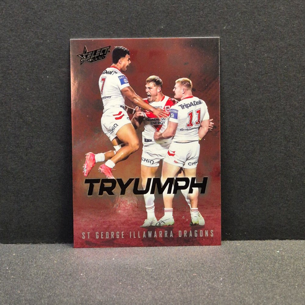 2026 NRL League Heroes - Tryumph - Red - TR84 - St George Illawarra Dragons