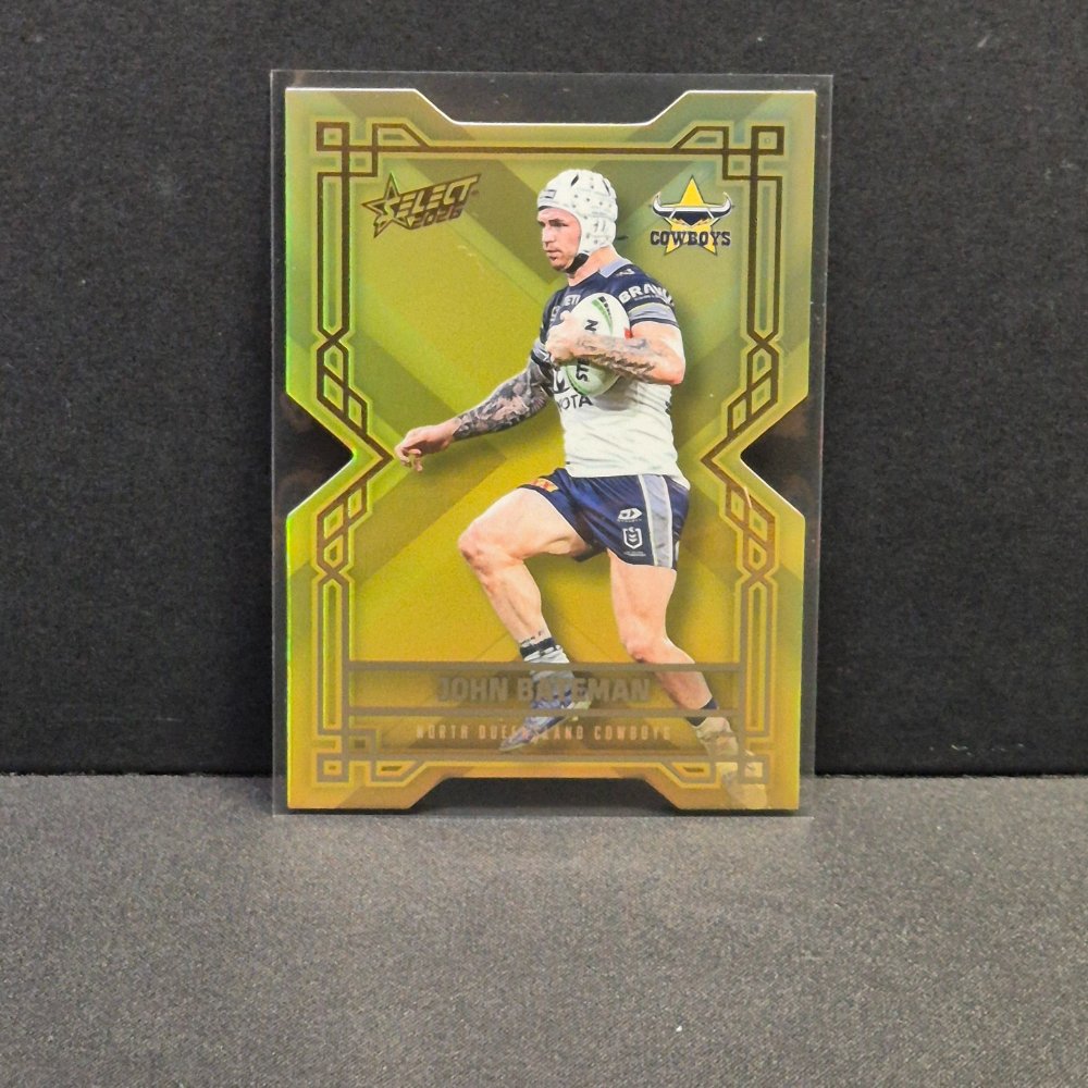 2026 NRL League Heroes Hobby - Colours Diecut - Gold- CDG118 - John Bateman