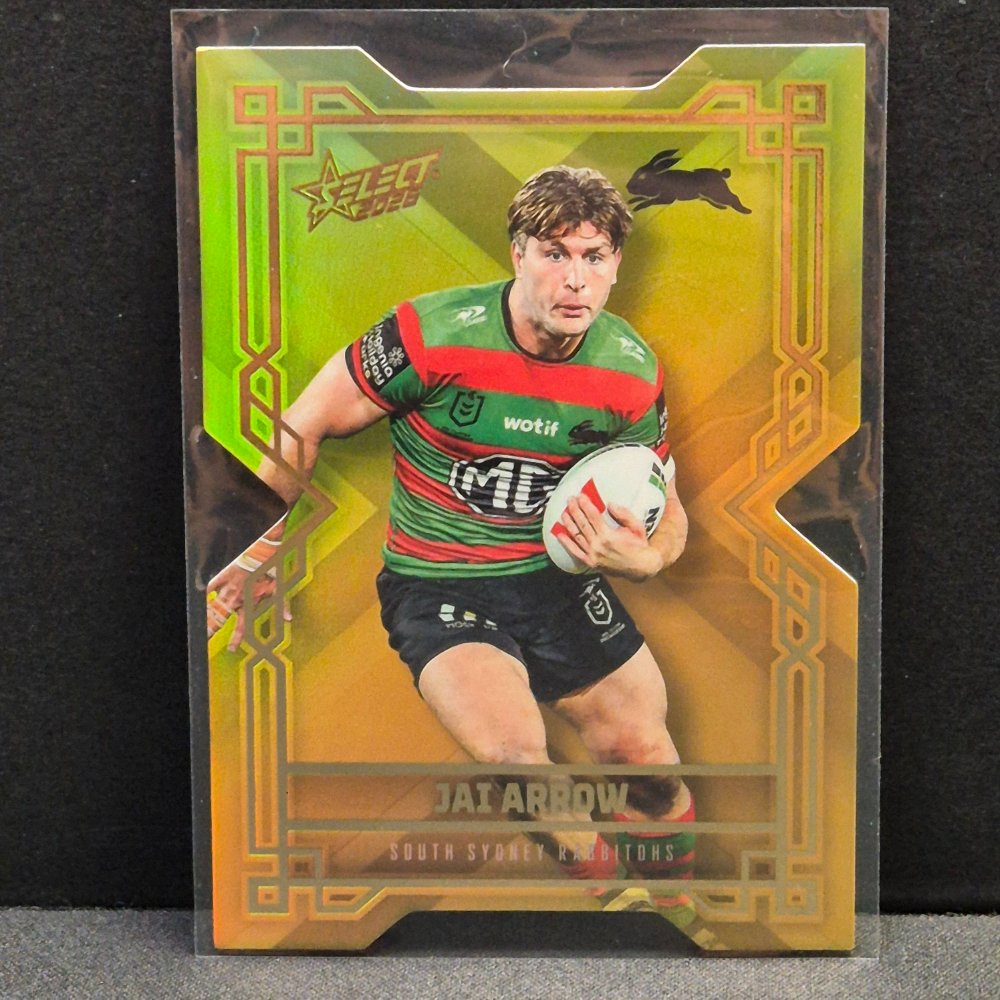 2026 NRL League Heroes Hobby - Colours Diecut - Gold- CDG157 - Jai Arrow