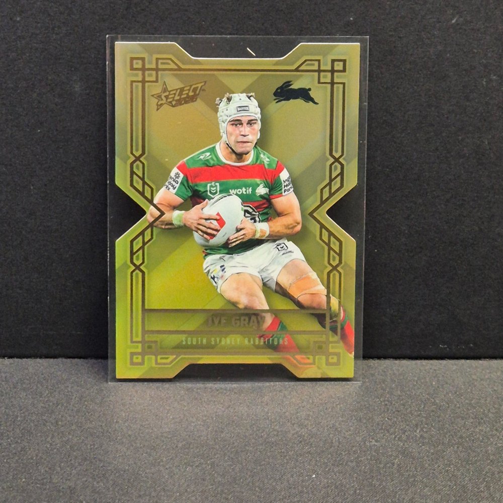 2026 NRL League Heroes Hobby - Colours Diecut - Gold- CDG159 - Jye Gray
