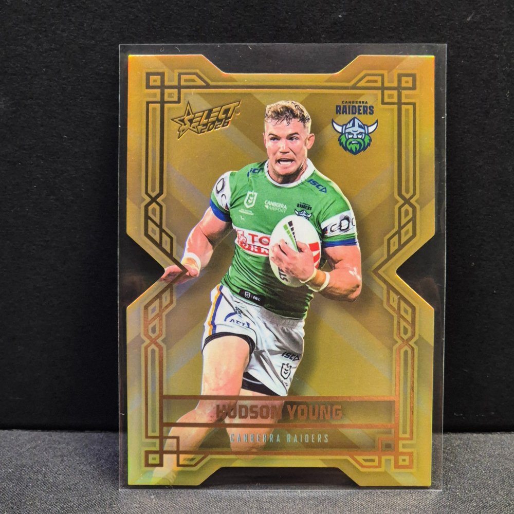 2026 NRL League Heroes Hobby - Colours Diecut - Gold- CDG26 - Hudson Young